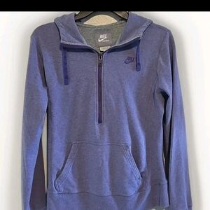 Nike Purple Half-Zip Hoodie